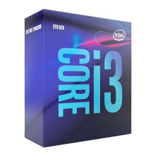 Intel Core i3-9300 - 4 kärnor / 4 trådar / 3.7 GHz (4.3 GHz Turbo) / 8MB / Socket 1151
