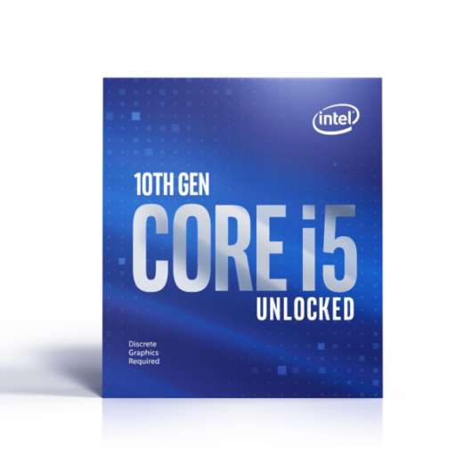 Intel Core i5-10600KF - 6 kärnor / 12 trådar / 4,1 GHz / 4,8 GHz Turbo / 12MB / Socket 1200
