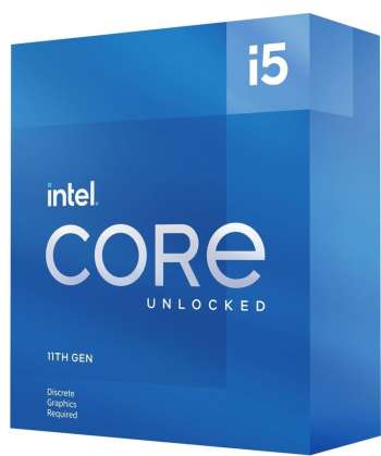 Intel Core i5-11600KF / 6 Cores / 12 Threads / 3.9 Ghz