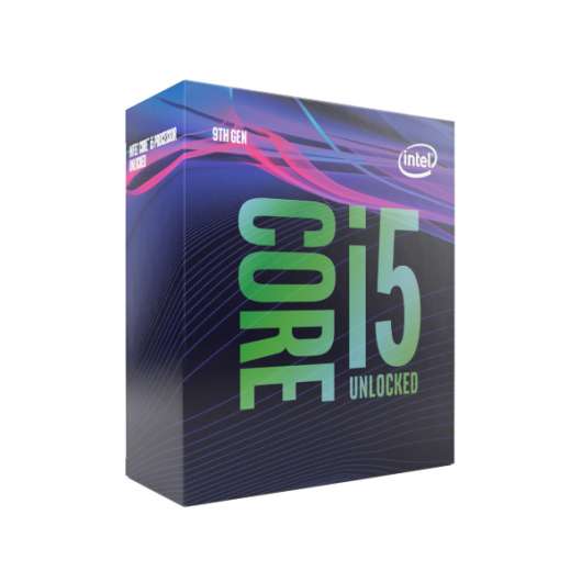 Intel Core i5-9600K - 6 kärnor / 6 trådar / 3.7 GHz (4.6 GHz Turbo) / 9MB / Socket 1151