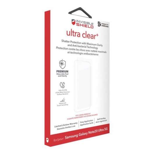 Invisible Shield Ultra Clear+ Skärmskydd för Note 20 Ultra
