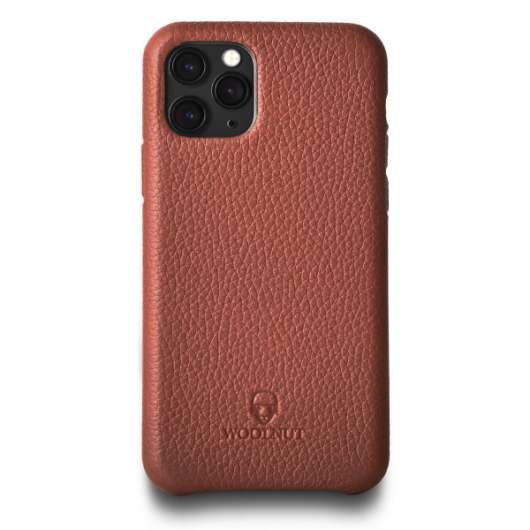 iPhone 11 Pro / Woolnut / Läderskal - Cognac-Brun