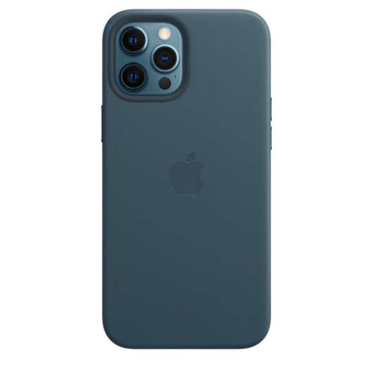iPhone 12 Pro Max / Apple / Läderskal / MagSafe - Blå