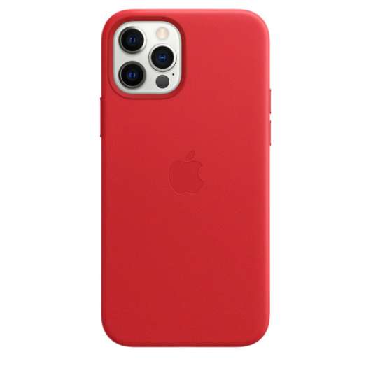 iPhone 12 Pro Max / Apple / Läderskal / MagSafe - (PRODUCT)RED