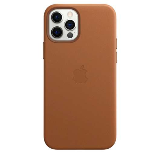 iPhone 12 Pro Max / Apple / Läderskal / MagSafe - Sadelbrun