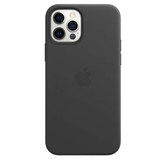 iPhone 12 Pro Max / Apple / Läderskal / MagSafe - Svart
