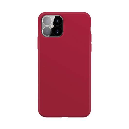iPhone 12 Pro Max / XQISIT / Silikon / Antibakteriell - Röd