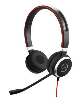 Jabra Evolve 40 UC stereo - Headset - på örat - Kabelansluten - USB C