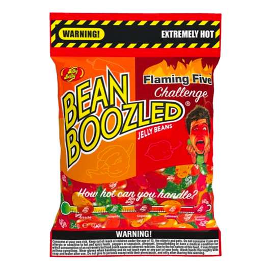 Jelly Belly Bean Boozled Flaming Five Refillpåse - 54 gram