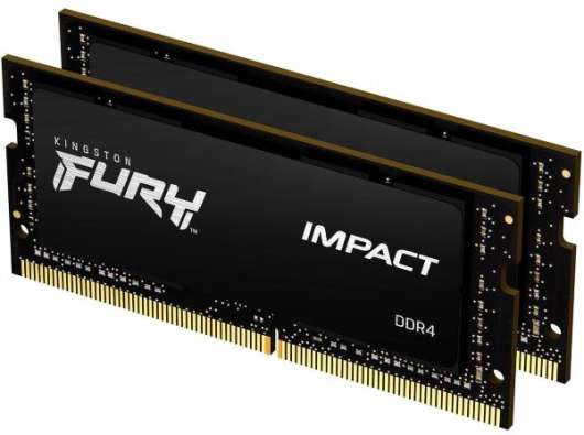 Kingston Fury Impact 64GB (2x32GB) / SO-DIMM DDR4 / 3200MHz / CL20 / KF432S20IBK2/64