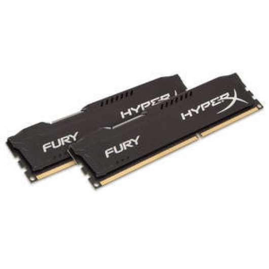 Kingston HyperX FURY Black Series 8GB (2x4GB) / 1600MHz / DDR3 / CL10 / HX316C10FBK2/8