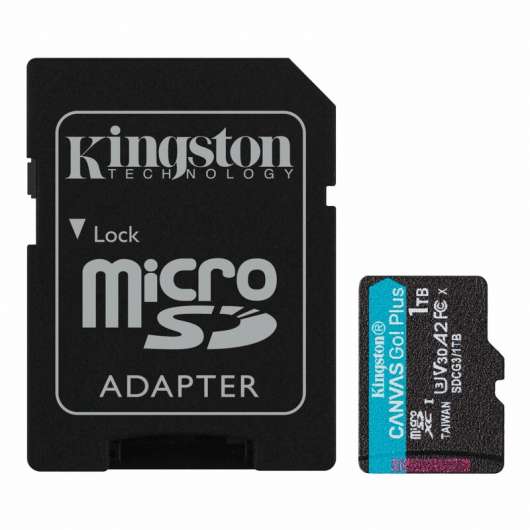 Kingston microSDXC Canvas Go Plus - 1TB / Class10 / UHS-1 / 170MB/s
