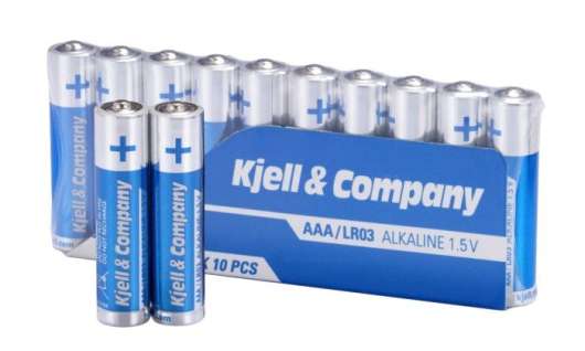 Kjell & Company AAA-batterier (LR03) 10-pack