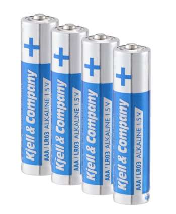 Kjell & Company AAA-batterier 4-pack