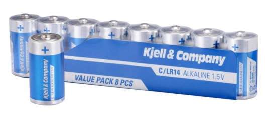 Kjell & Company C-batterier (LR14) 8-pack
