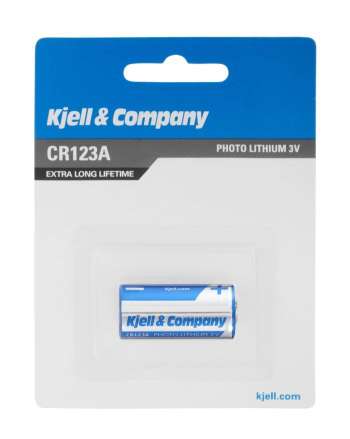 Kjell & Company CR123A Litiumbatteri 1-pack