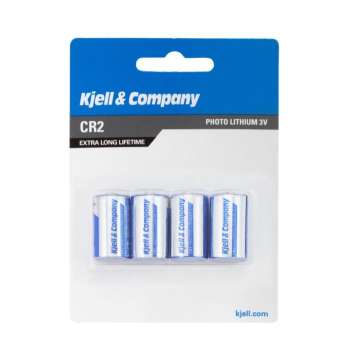 Kjell & Company CR2 Litiumbatteri 4-pack