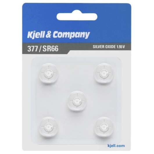 Kjell & Company Knappcellsbatteri SR626 (377) 5-pack