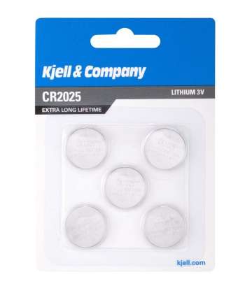 Kjell & Company Litiumbatteri CR2025 5-pack
