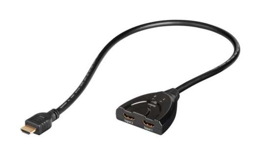 Kompakt automatisk HDMI-switch 2-vägs