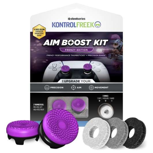 KontrolFreek FPS - Frenzy Purple/Black AimBoost - PS5