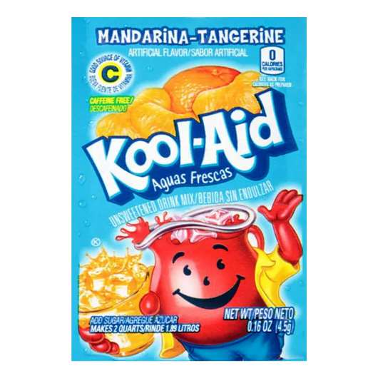 Kool-Aid Soft Drink Mix Mandarina Tangerine - 48-pack