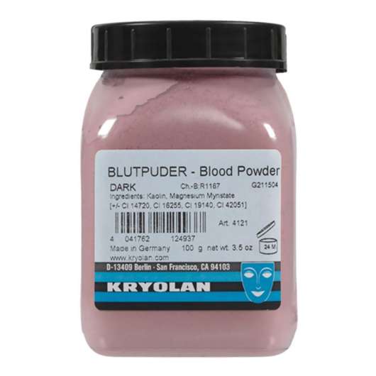 Kryolan Blodpuder - 100 ml