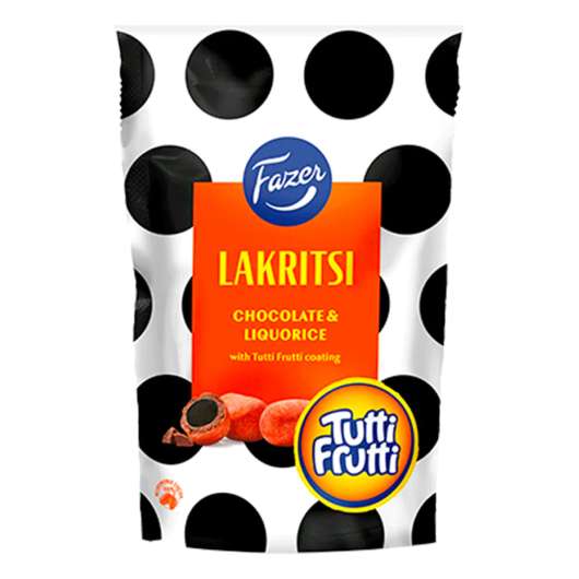Lakritsi Choco Tutti Frutti - 135 gram