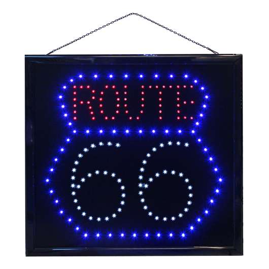 LED-Tavla Route 66