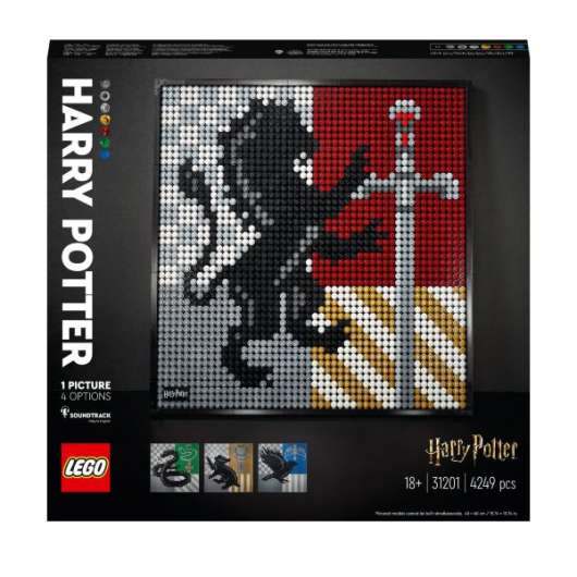 LEGO Art Harry Potter Hogwarts Crests 31201