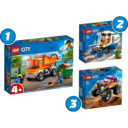 LEGO City Fantastiska Fordon 3i1 Value Pack 66686