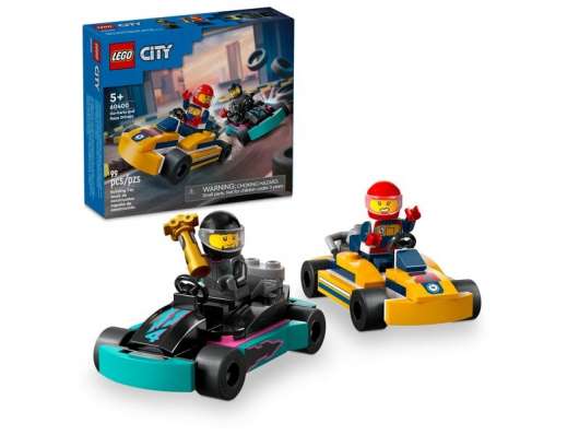 LEGO City Great Vehicles Gokarter och racerförare 60400