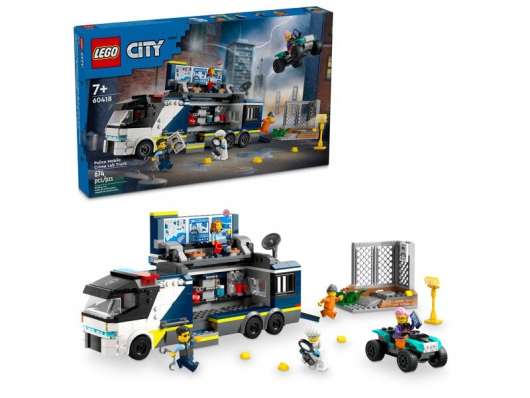 LEGO City Police Polisens mobila laboratoriebil 60418
