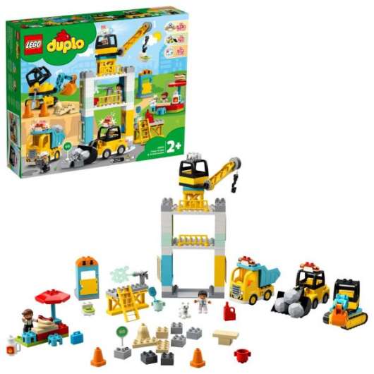 Lego duplo town lyftkran och byggnadsarbete 10933