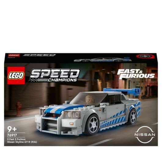 Lego speed champions 2 fast 2 furious nissan skyline gt-r 76917