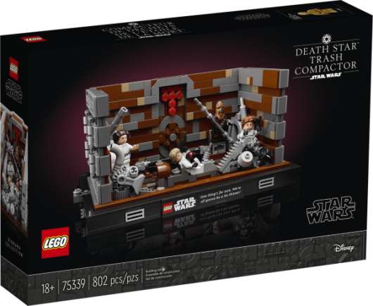 LEGO Star Wars Death Star Trash Compactor Diorama 75339