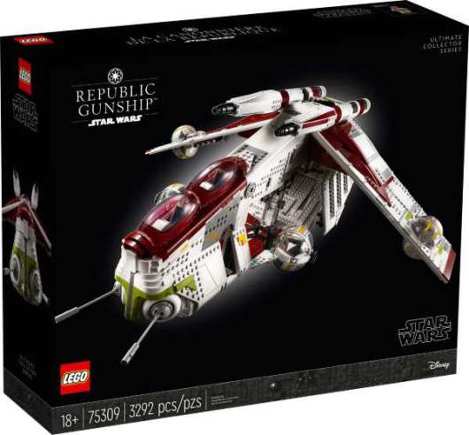 Lego star wars republic gunship ultimate collectors series 75309