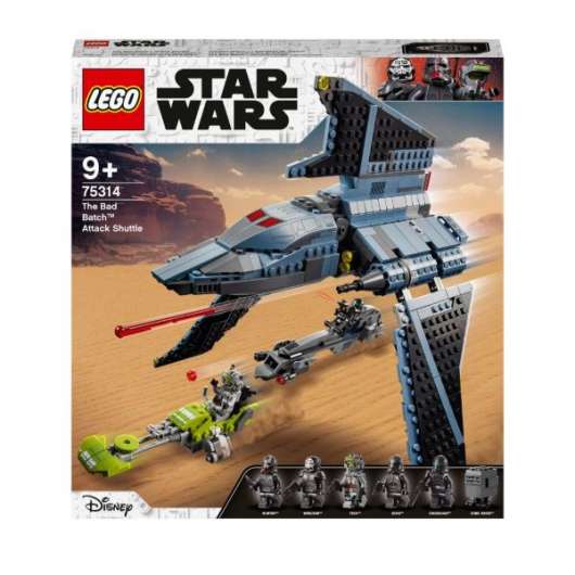 Lego star wars the bad batch attack shuttle 75314