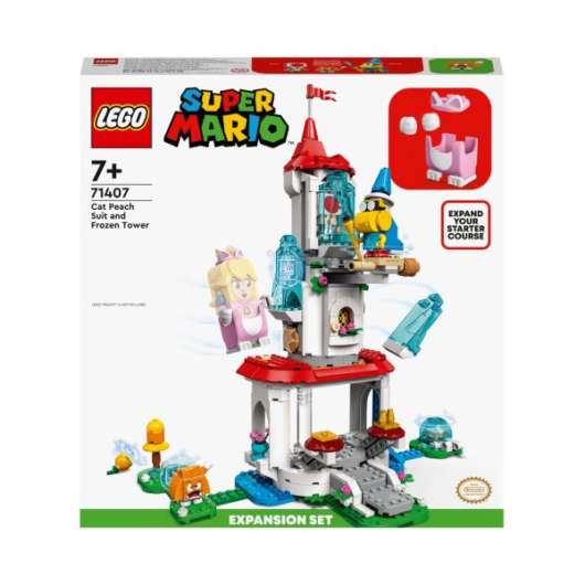 LEGO Super Mario Cat Peachs dräkt och frusna torn - Expansionsset 71407