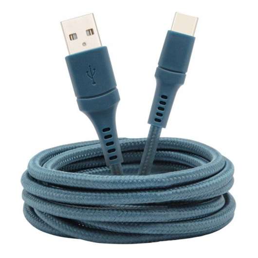 Linocell Colors USB-C-kabel 1,5 m Blå