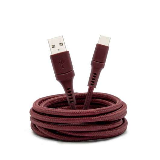 Linocell Colors USB-C-kabel 1,5 m Röd