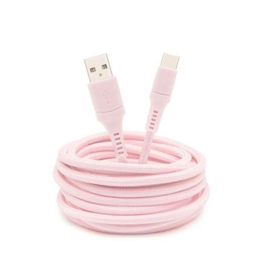 Linocell Colors USB-C-kabel 2,5 m Rosa