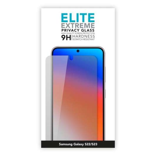 Linocell Elite Extrem Privacy Glass skärmskydd för Samsung Galaxy S22 och S23
