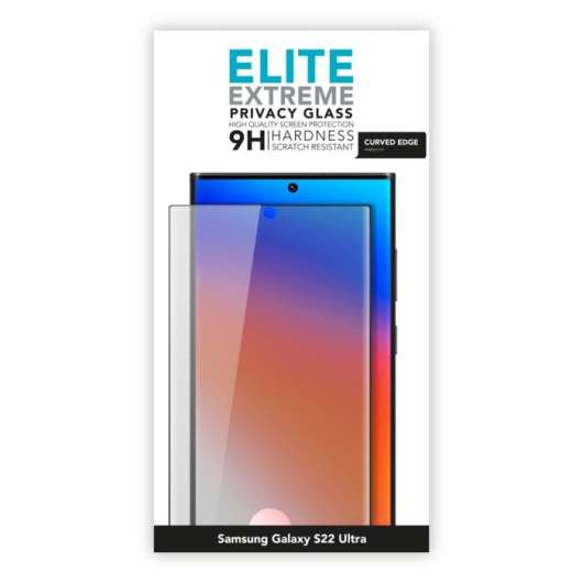 Linocell Elite Extrem Privacy Glass skärmskydd för Samsung Galaxy S22 Ultra