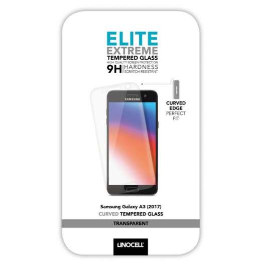 Linocell Elite Extreme Curved Skärmskydd för Galaxy A3 2017 Transparent