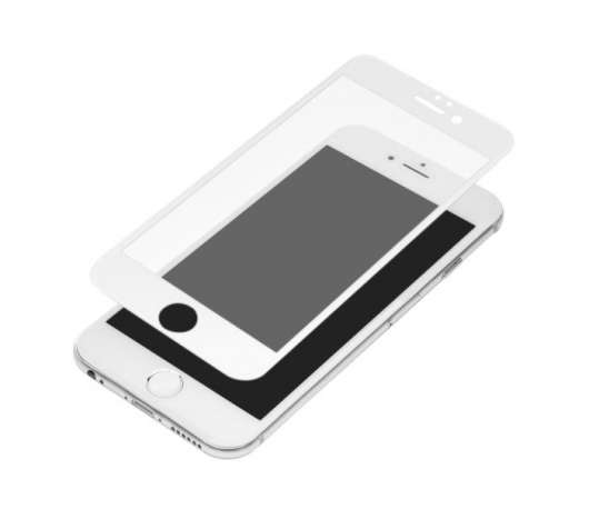 Linocell Elite Extreme Curved Skärmskydd för iPhone 6, 7 och 8 Plus Vit