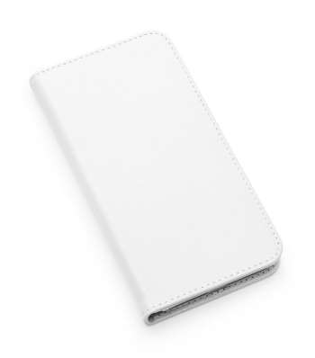 Linocell Leather wallet Mobilplånbok för iPhone 7, 8 och SE Vit