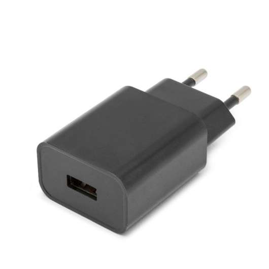 Linocell Mini USB-laddare 2,4 A Svart