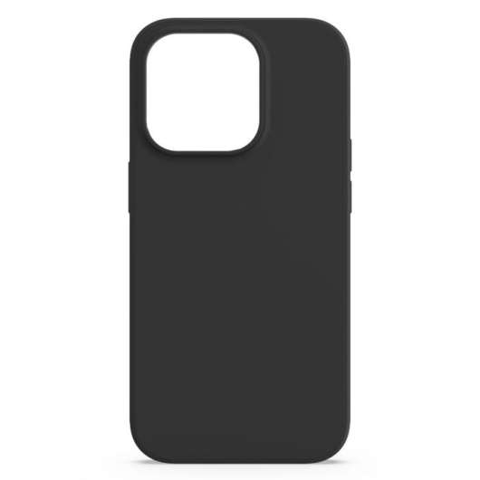 Linocell Rubber case för iPhone 14 Pro Svart