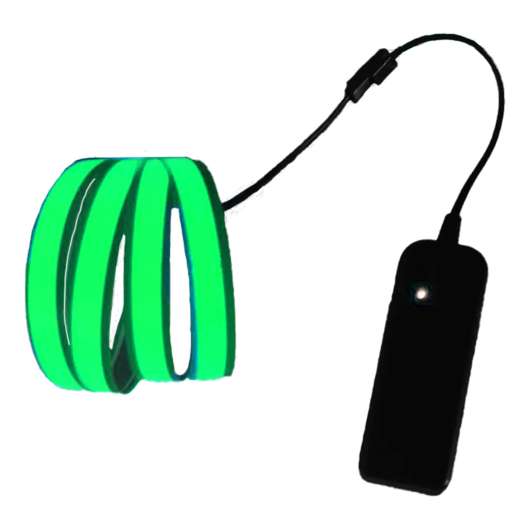 Ljudaktiverad Neon LED-Slinga - Grön